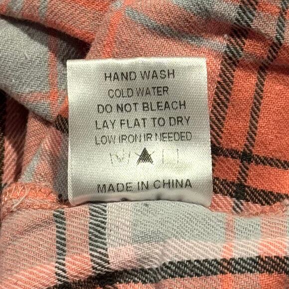 Like Love Top Cottage Oversize Peplum Y2K Grunge Academia Preppy Button Plaid XL - Picture 5 of 10